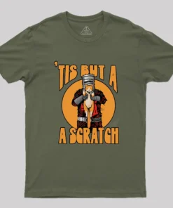 Tis But A Scratch The Black Knight Vs Cat Knight & Kitt Geek T-Shirt