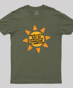 Your Little Ray of Sarcastic Sunshine Has Arrived Geek T-Shirt