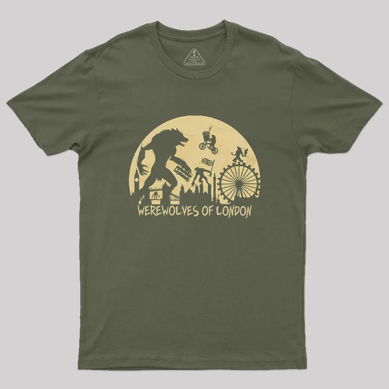 Werewolves Of London Geek T-Shirt - Image 3