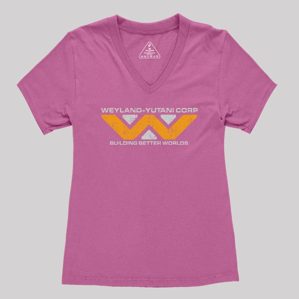 Weyland yutani Corp Women's V-Neck T-shirt