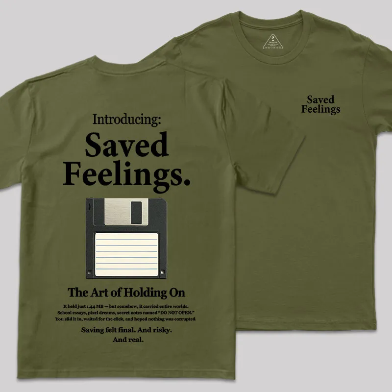 Saved Feelings Front and Back Printed Geek T-Shirt - Image 3