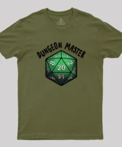 Magic Dice Green Geek T-Shirt