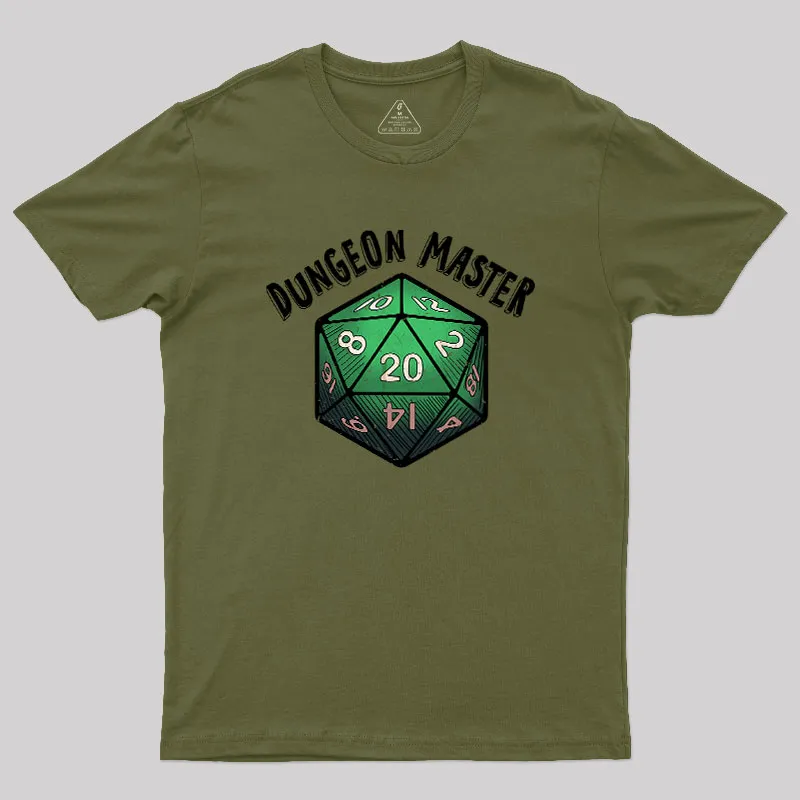 Magic Dice Green Geek T-Shirt