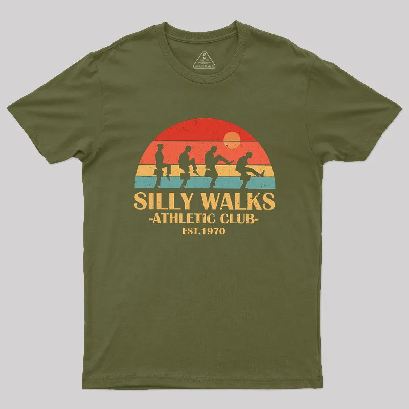 Silly Walks Athletic Club Geek T-Shirt - Image 3