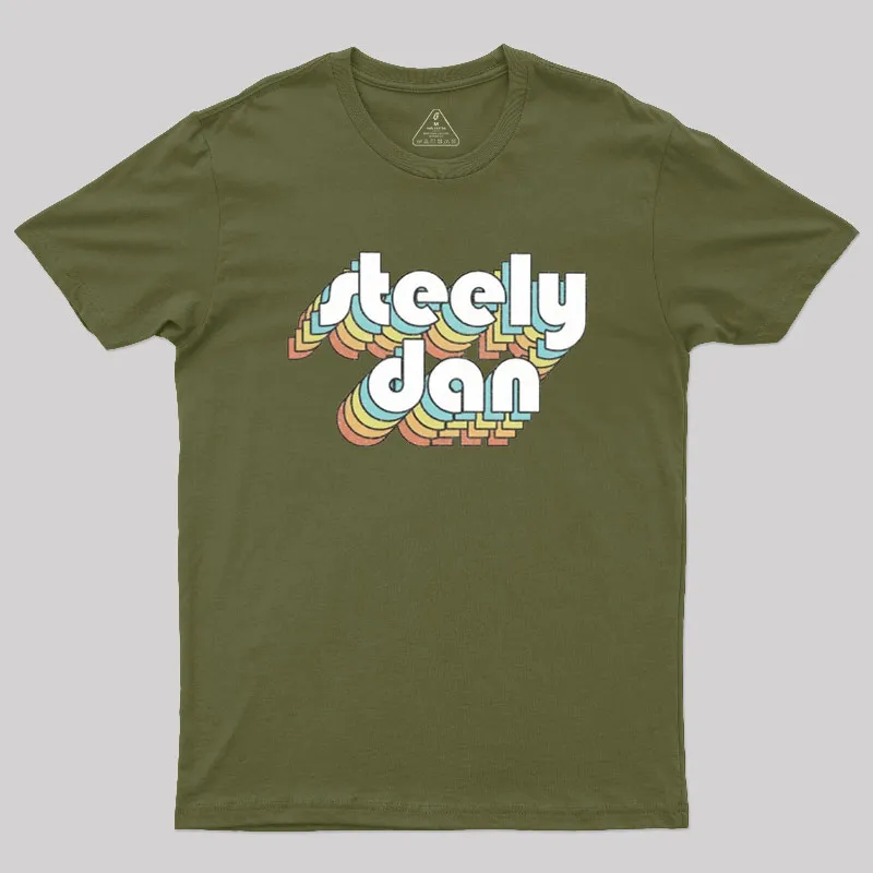 Steely Dan Retro Faded-Style Geek T-Shirt - Image 3