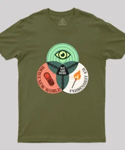 We Are Here Geek T-Shirt