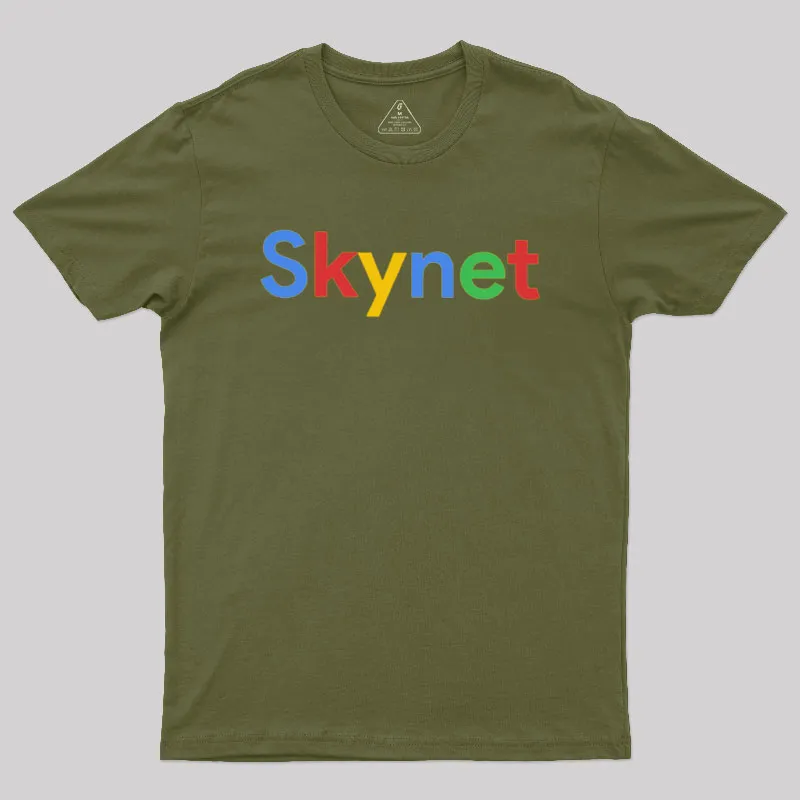 Skynet Humour Geek T-Shirt - Image 3