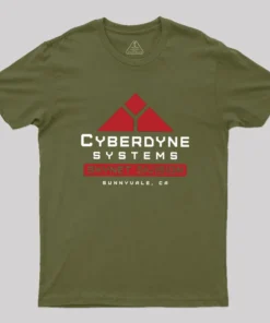 Alternative view of Cyberdyne Systems Skynet Division Geek T-Shirt