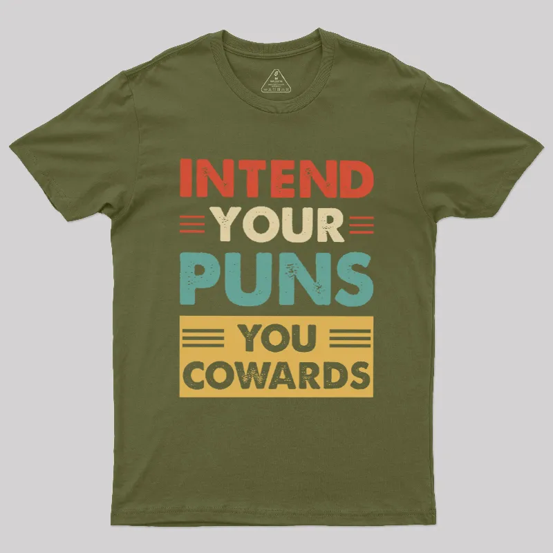 Intend your puns Geek T-Shirt - Image 2