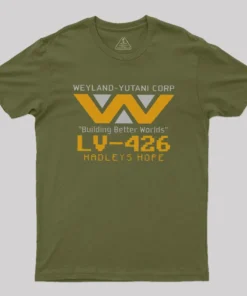Alternative view of Weyland Yutani Geek T-Shirt