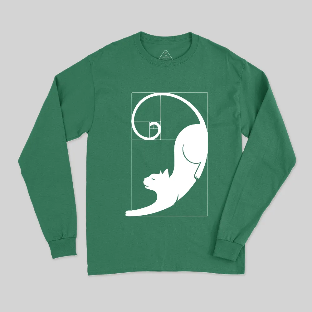 Fibonacci's Cat Long Sleeve T-Shirt - Image 2