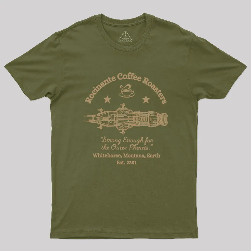 Rocinante Coffee Roasters Geek T-Shirt - Image 3
