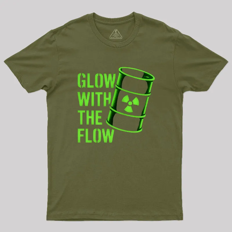 Glow With The Flow Geek T-Shirt - Image 3