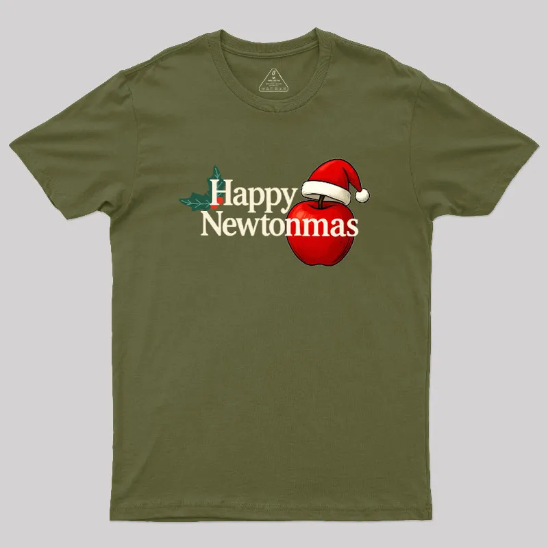 Happy Newtonmas Geek T-Shirt - Image 3