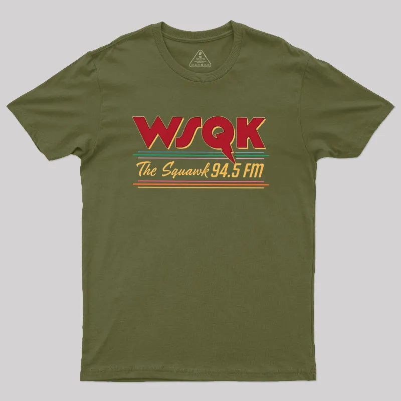 WSQK The Squawk 94.5 FM Geek T-Shirt - Image 3