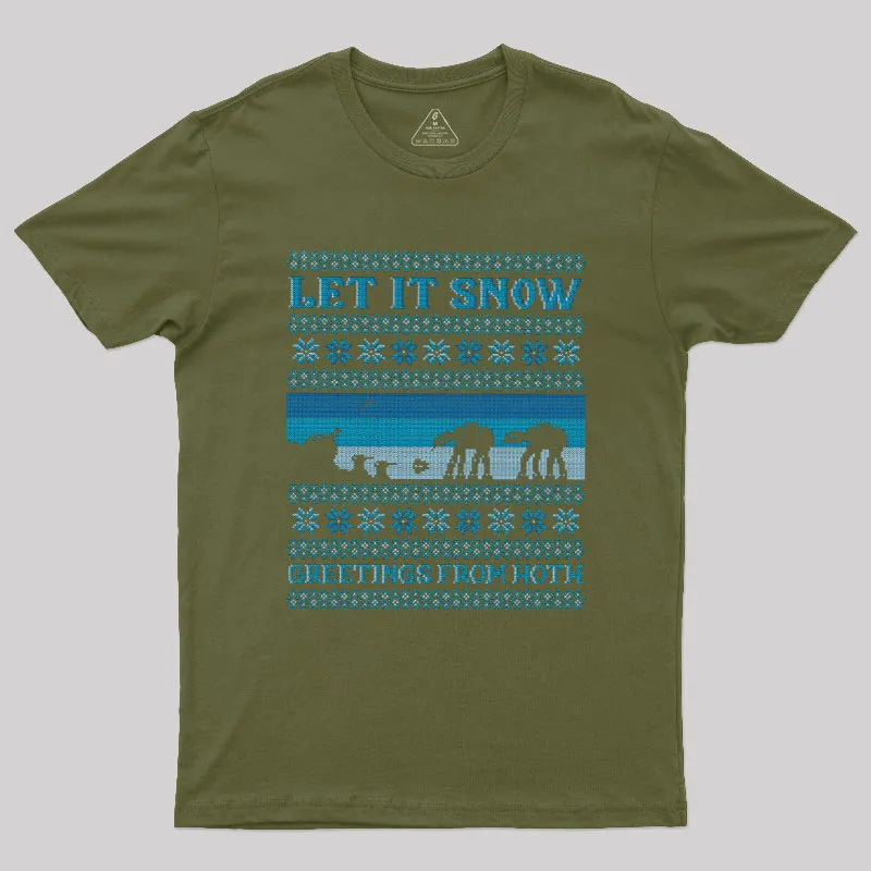 Let It Snow Geek T-Shirt - Image 3