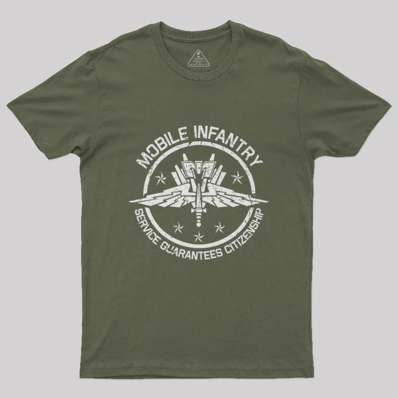 Mobile Infantry Crest Geek T-Shirt - Image 2