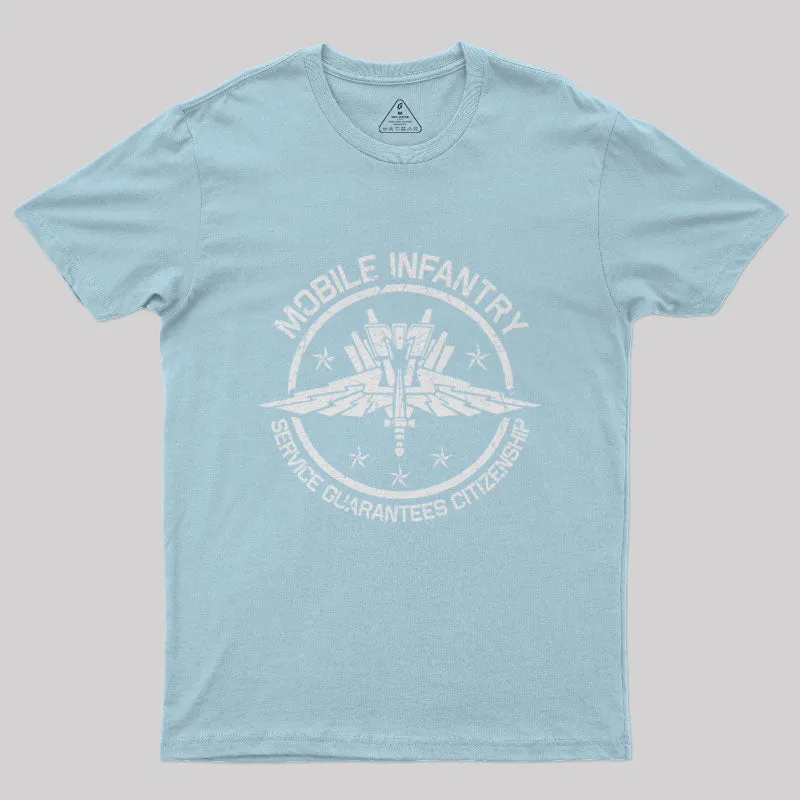 Mobile Infantry Crest Geek T-Shirt - Image 9
