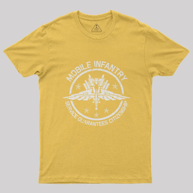 Mobile Infantry Crest Geek T-Shirt - Image 7