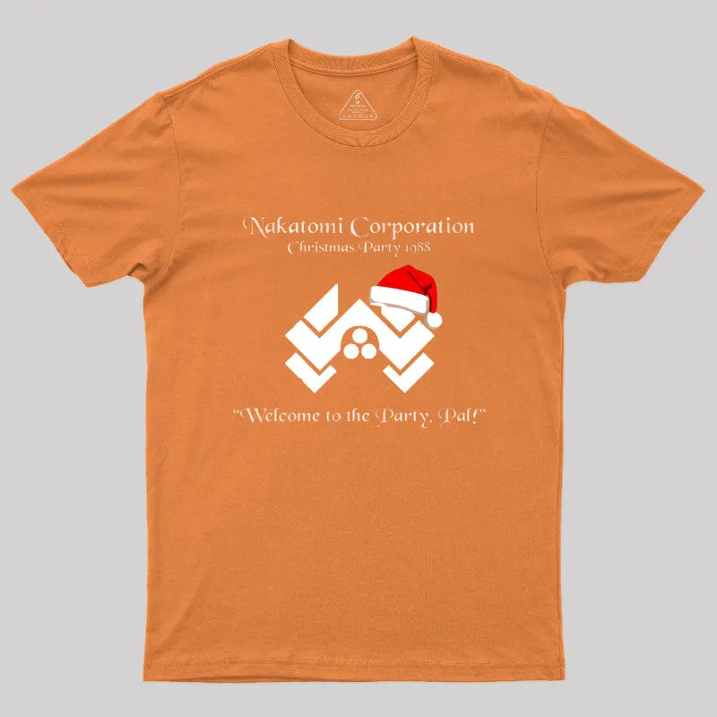 Nakatomi Corporation Christmas Party T-Shirt - Image 4