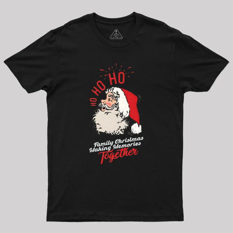 HO-HO-HO Merry Christmas Denim Geek T-Shirt - Image 2