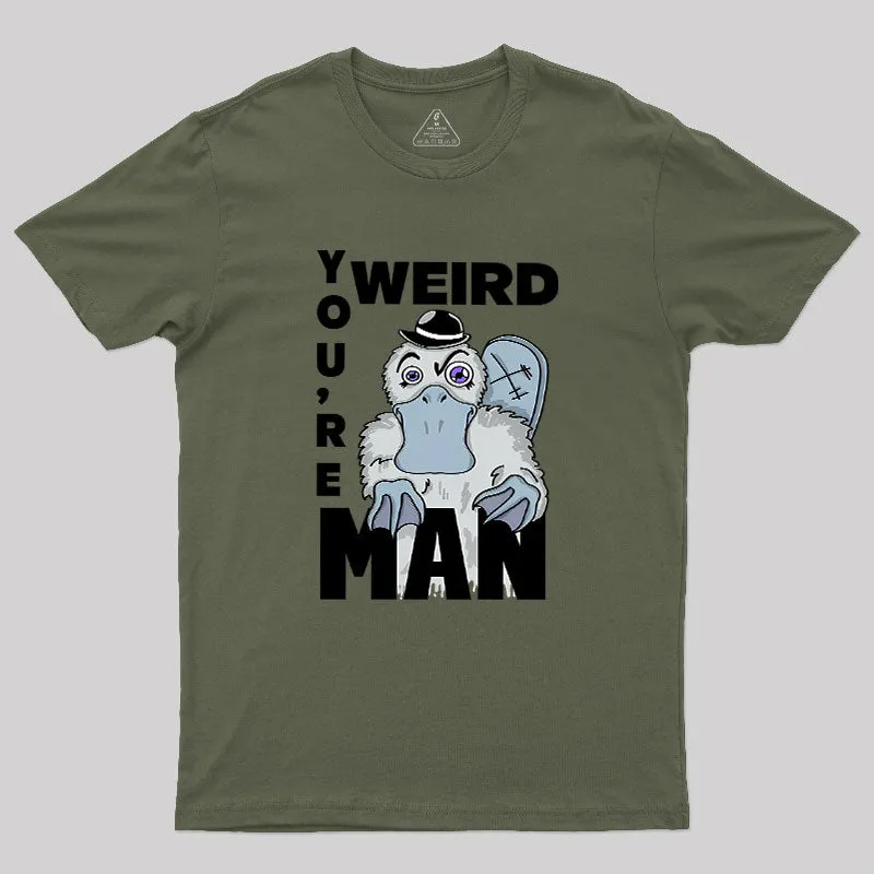Weird Platypus Geek T-Shirt - Image 3