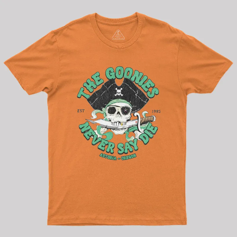 The Goonies - Never Say Die T-Shirt - Image 4