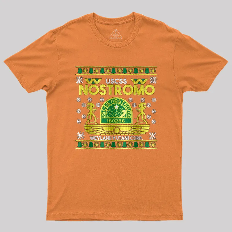 Nostromo Ugly Xmas Sweater T-Shirt - Image 4