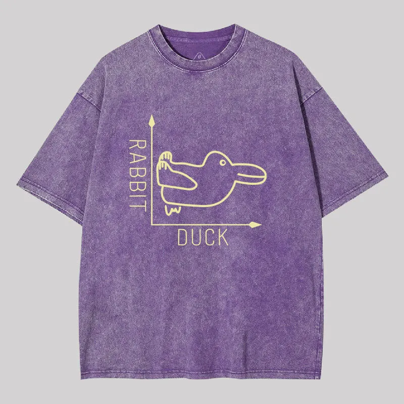 Rabbit or Duck Washed T-shirt - Image 6