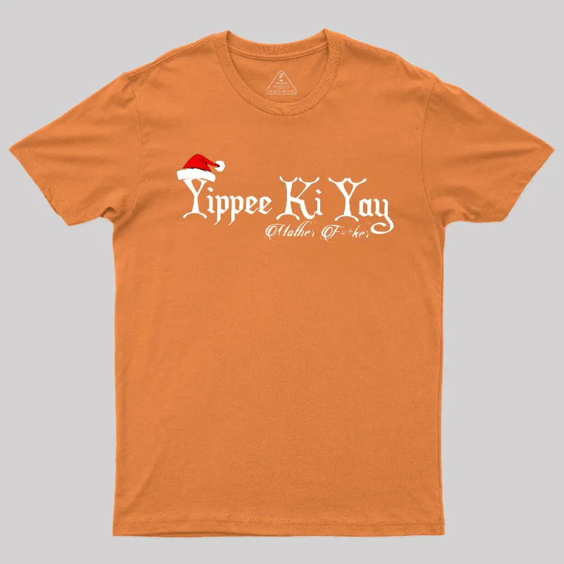 Yippee Yay Funny Christmas T-Shirt - Image 4