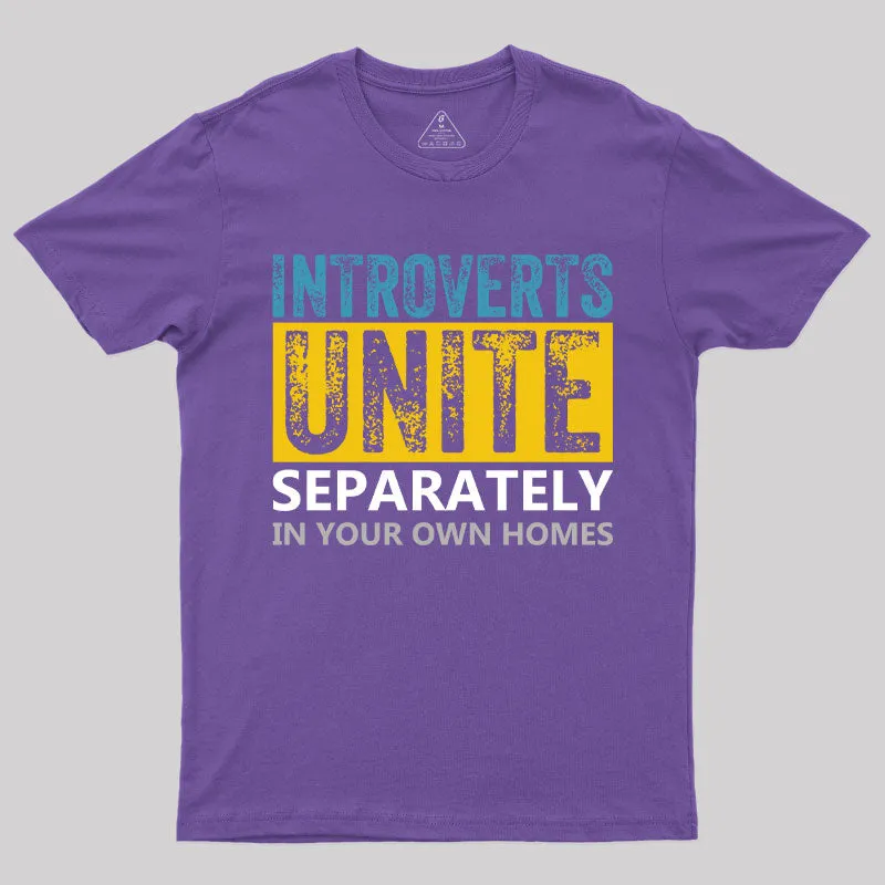 Introverts Unite Separately T-Shirt - Image 6