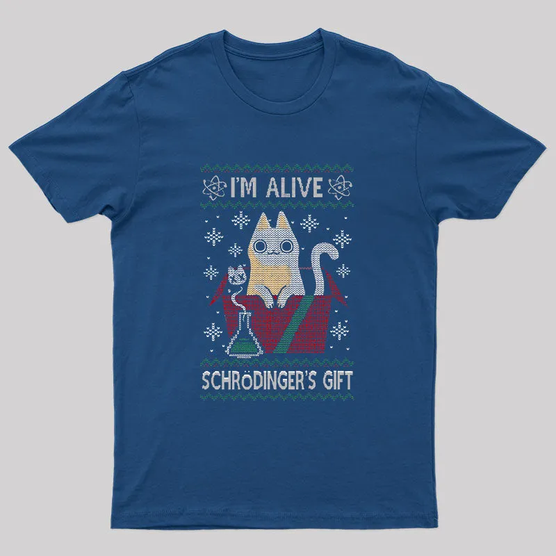 I'm Alive Schrodinger's Gift T-Shirt - Image 2