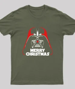 Alternative view of Merry Christmas Scifi Wars T-Shirt