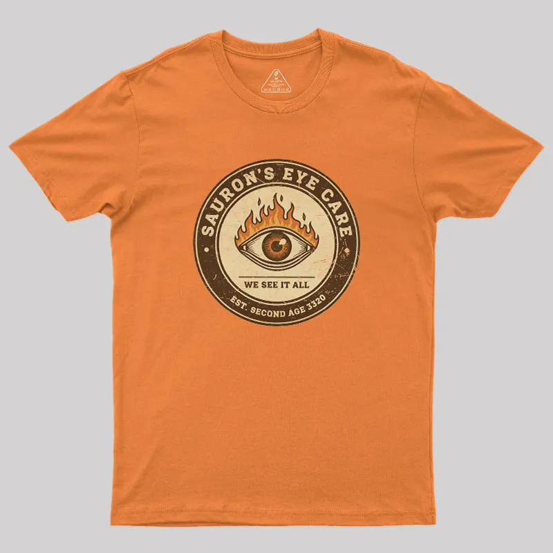 Sauron’s Eye Care Geek T-Shirt - Image 7