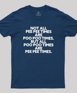 Alternative view of Pee Pee Poo Poo Times Geek T-Shirt