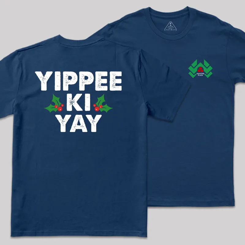 Yippee Ki Yay Front and Back Printed Geek T-Shirt - Image 2