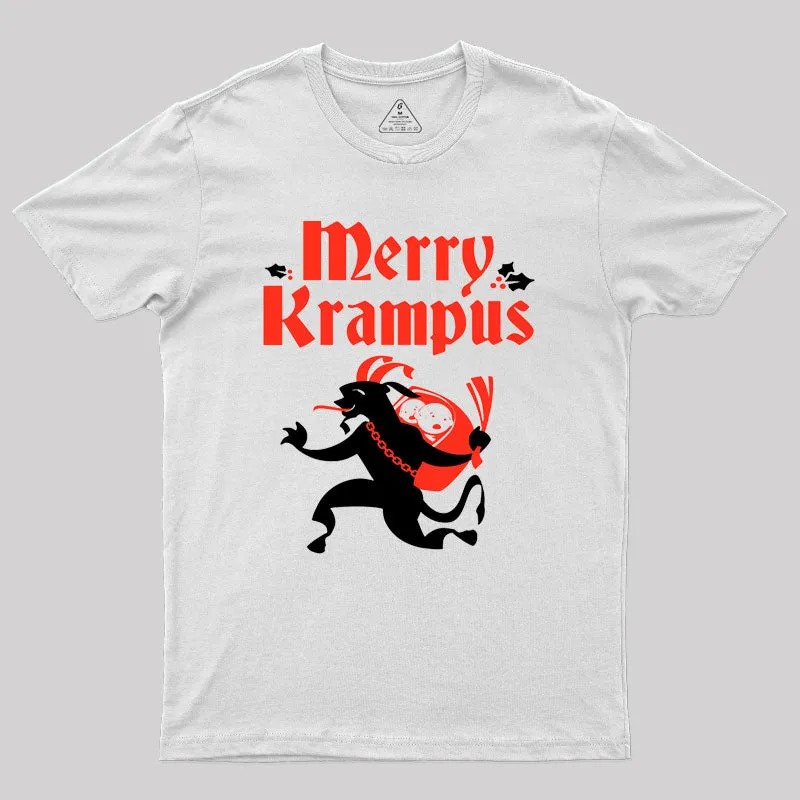 Merry Krampus Geek T-Shirt - Image 8