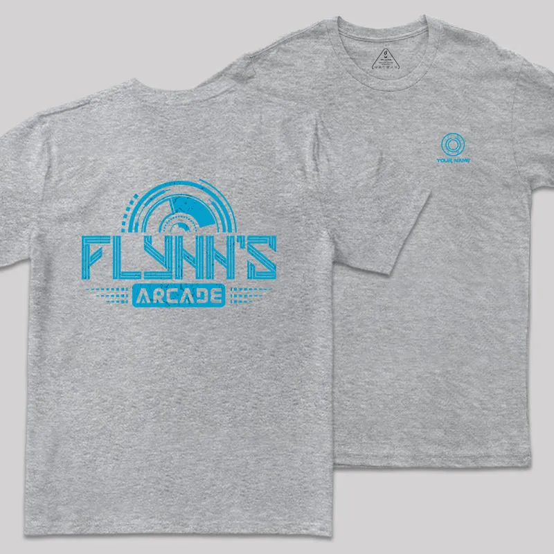 Personalized Flynn's Arcade Geek T-Shirt - Image 4