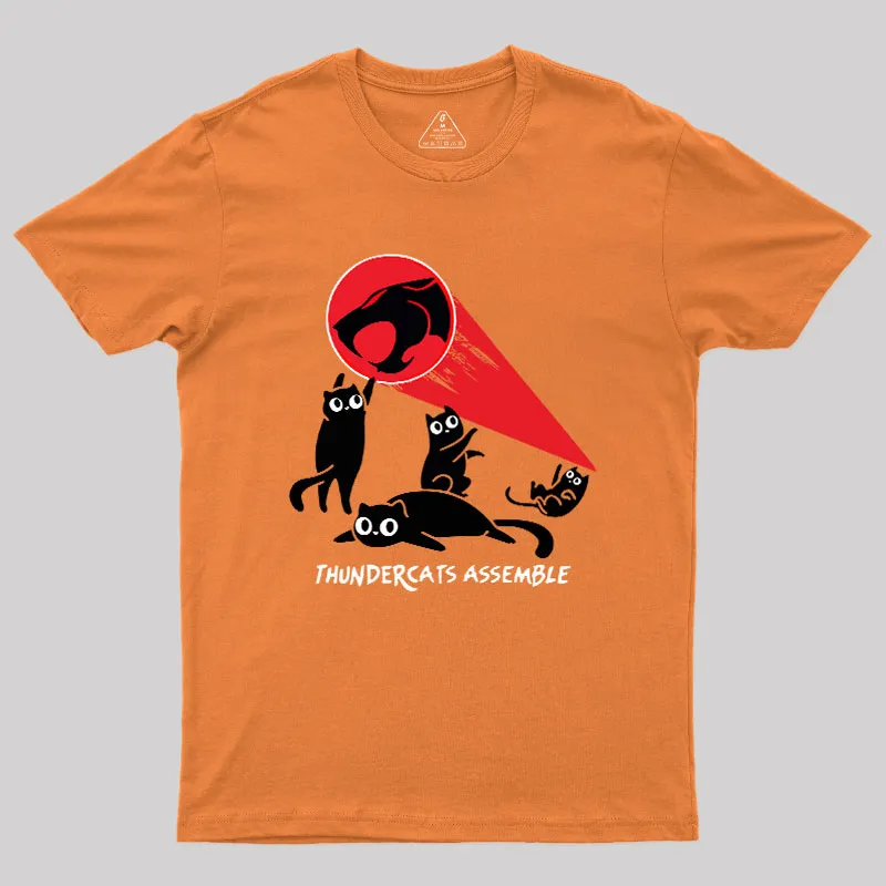 Cats Assemble Geek T-Shirt - Image 6