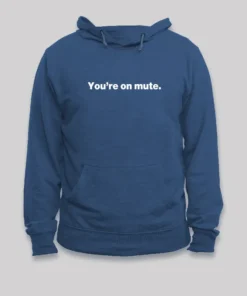 Alternative view of You're on Mute Geek Hoodie