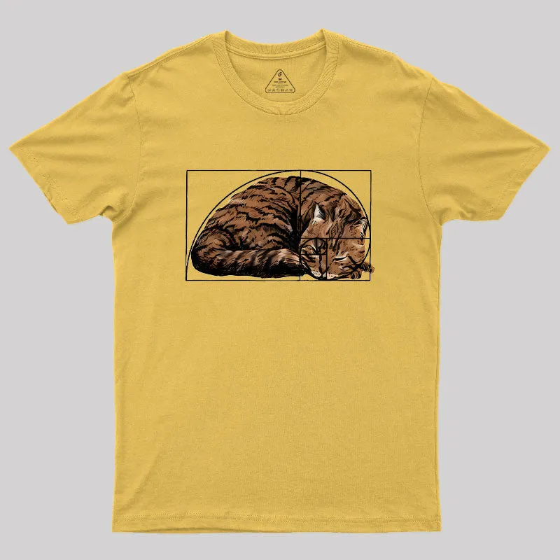Fibonacci sequence Cat Geek T-Shirt - Image 7
