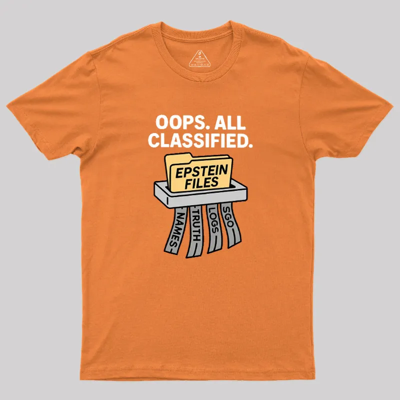 Bold Epstein Files Geek T-Shirt - Image 5