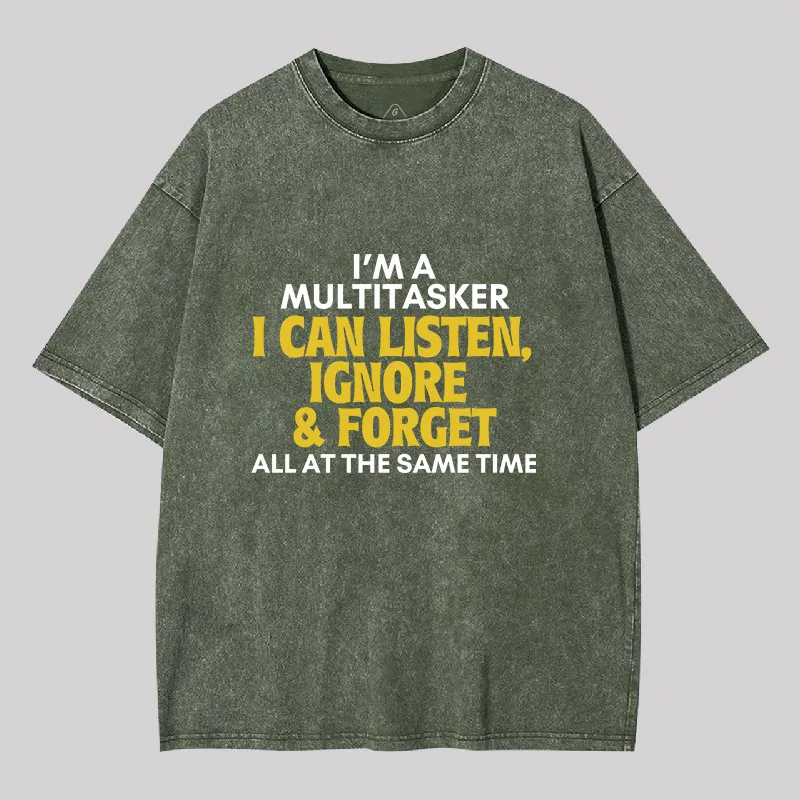 Sarcastic Geek Washed T-shirt - Image 3