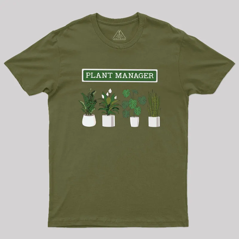 Plant Manager Geek T-Shirt - Image 3