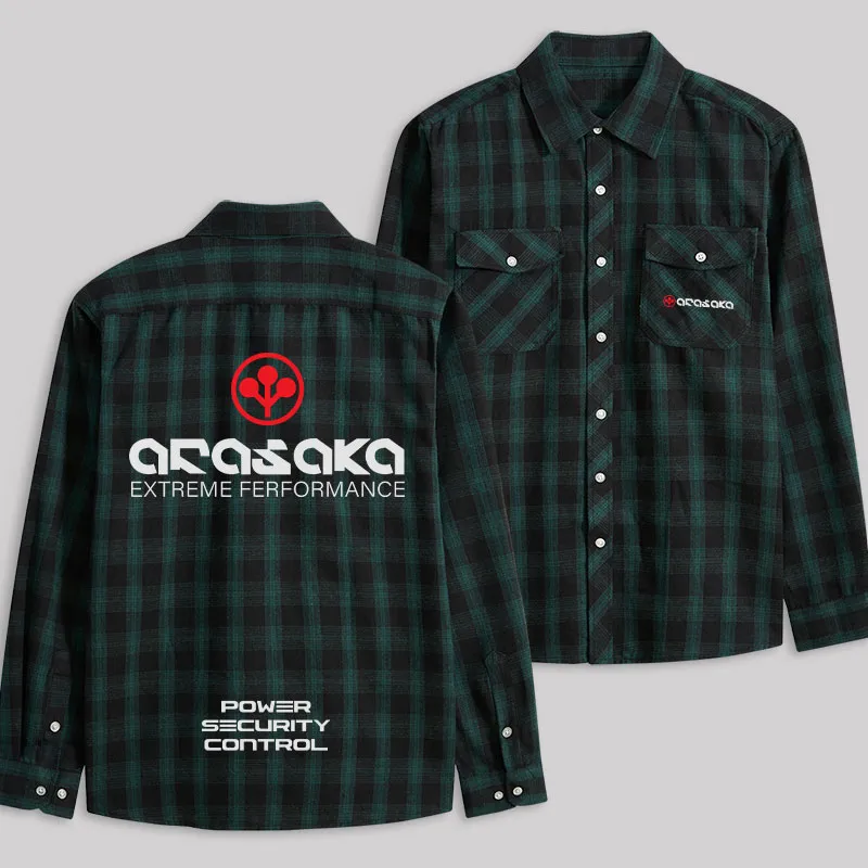 Arasaka Plaid Flannel Shirt