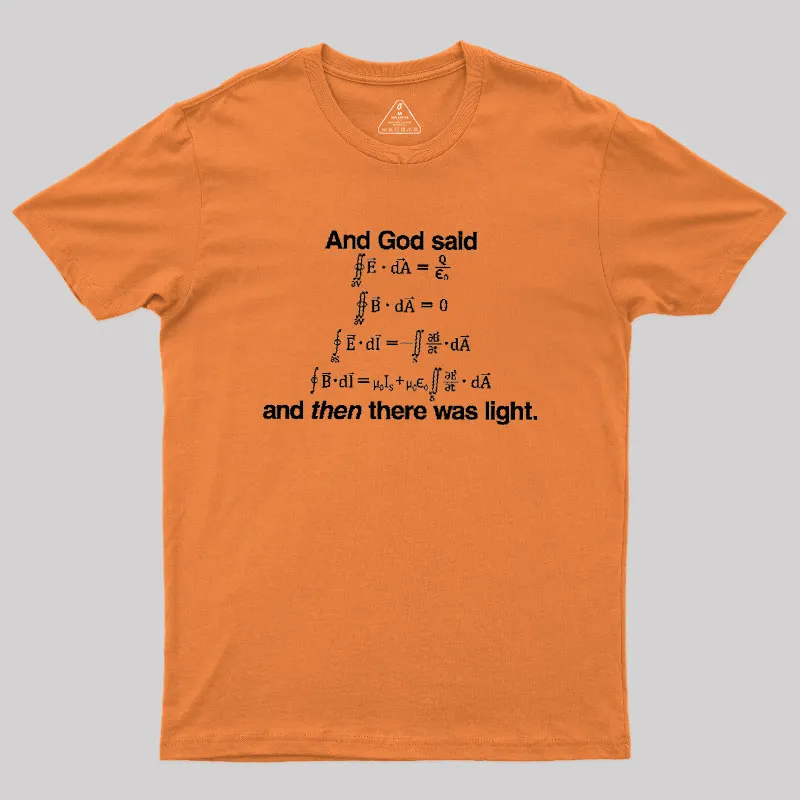And God Said Geek T-Shirt - Image 7