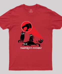 Cats Assemble Geek T-Shirt
