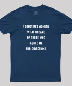 Alternative view of Asking For Directions Geek T-Shirt