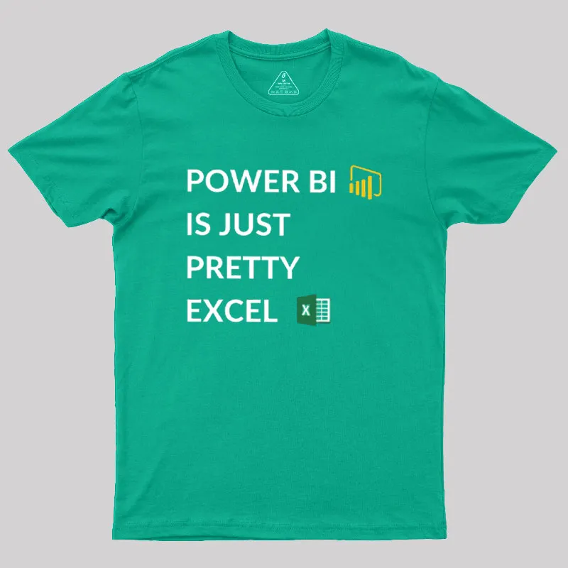 Excel VS Power BI Geek T-Shirt - Image 6