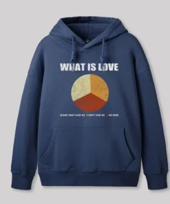 Alternative view of What is Love Geek Hoodie